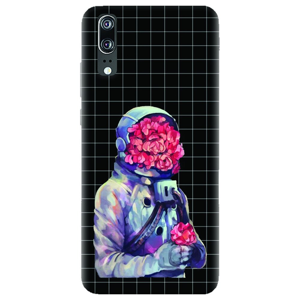 Husa silicon pentru Huawei P20, Astronaut Love