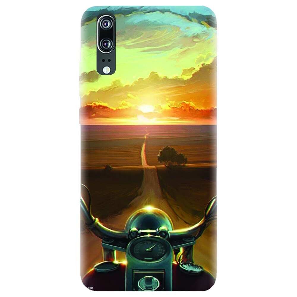 Husa silicon pentru Huawei P20, Country Road