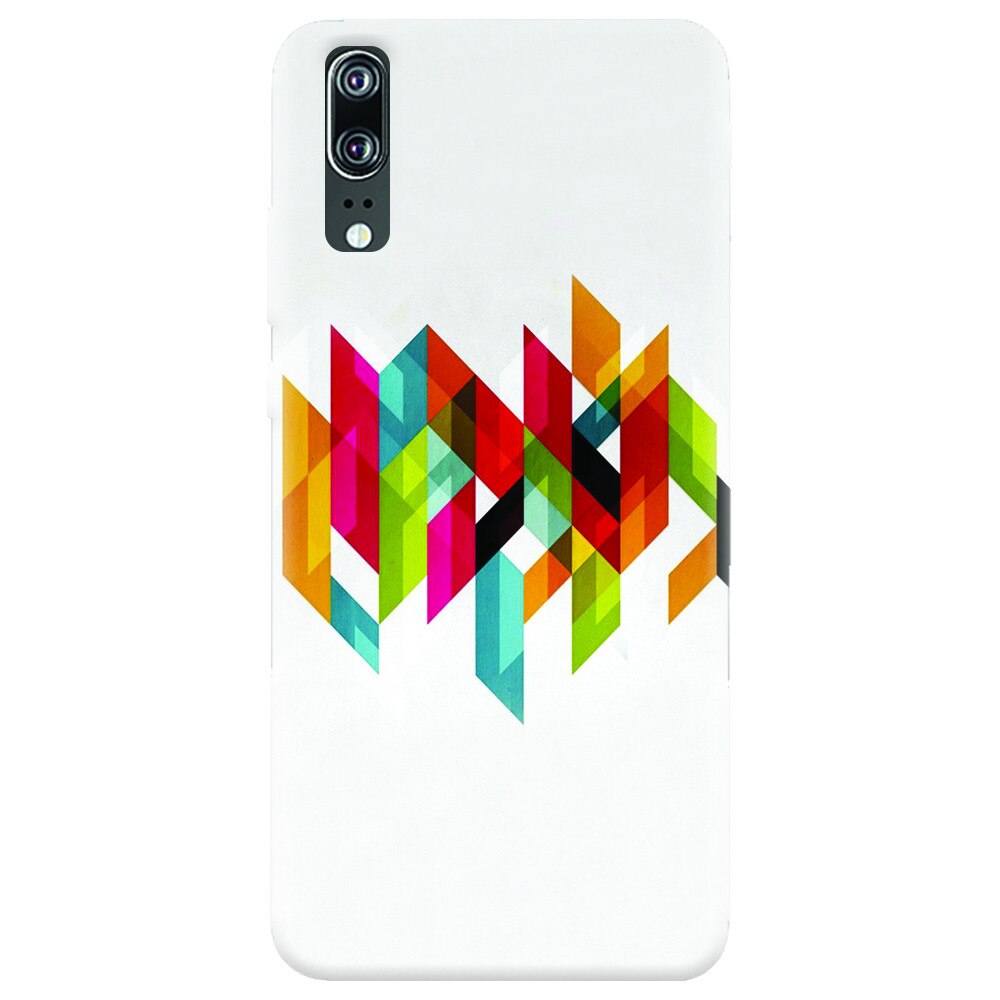 Husa silicon pentru Huawei P20, Geometric