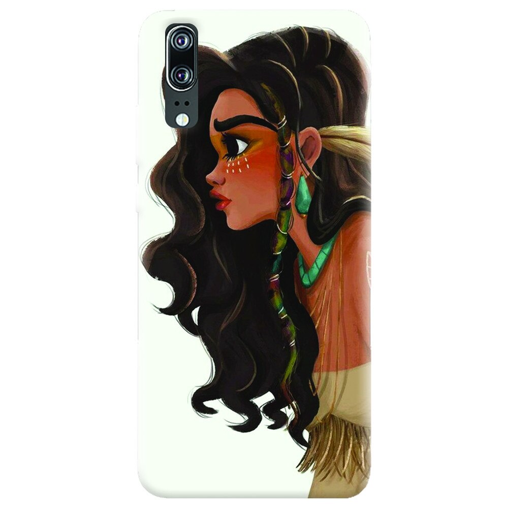 Husa silicon pentru Huawei P20, Indian Girl