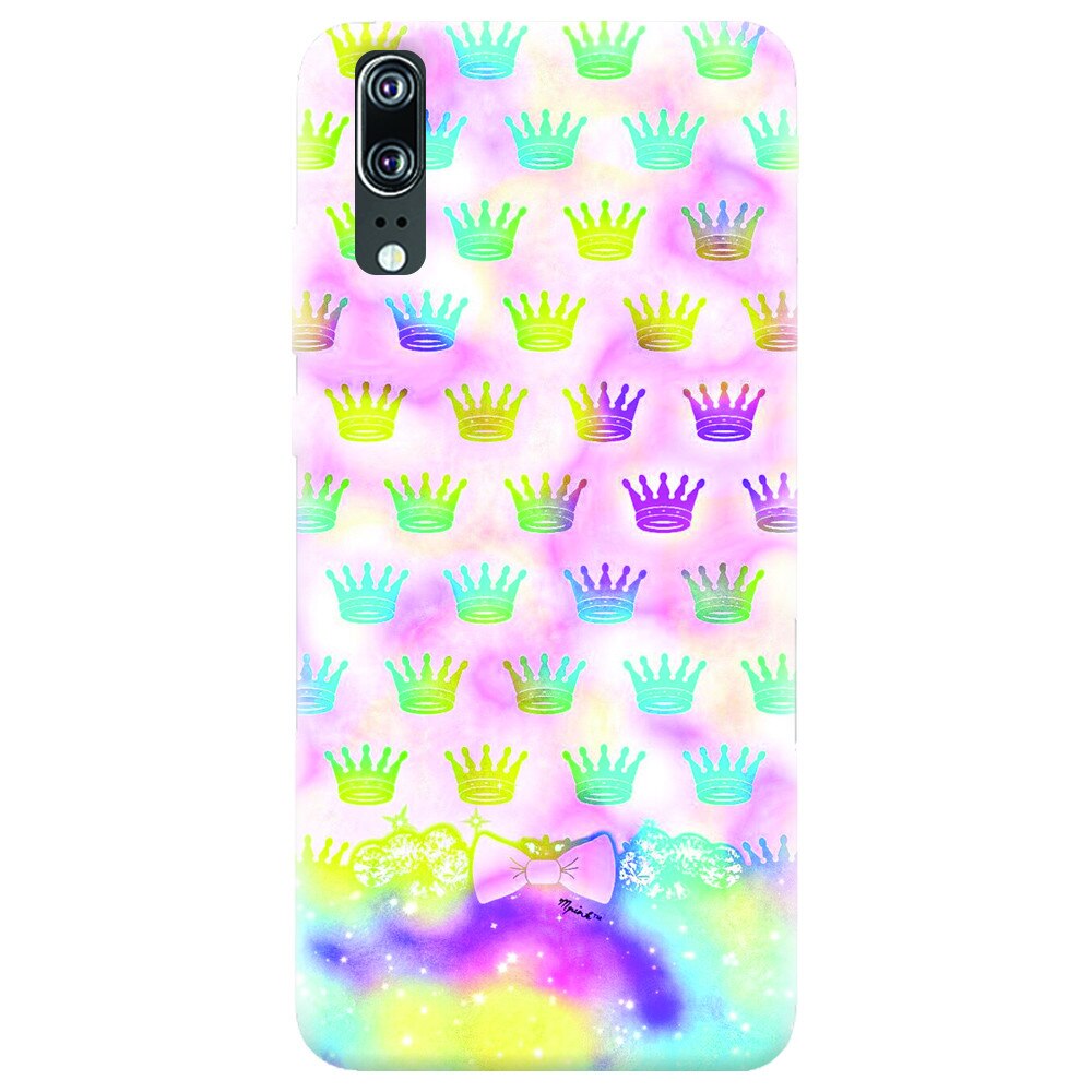 Husa silicon pentru Huawei P20, Girly Plus