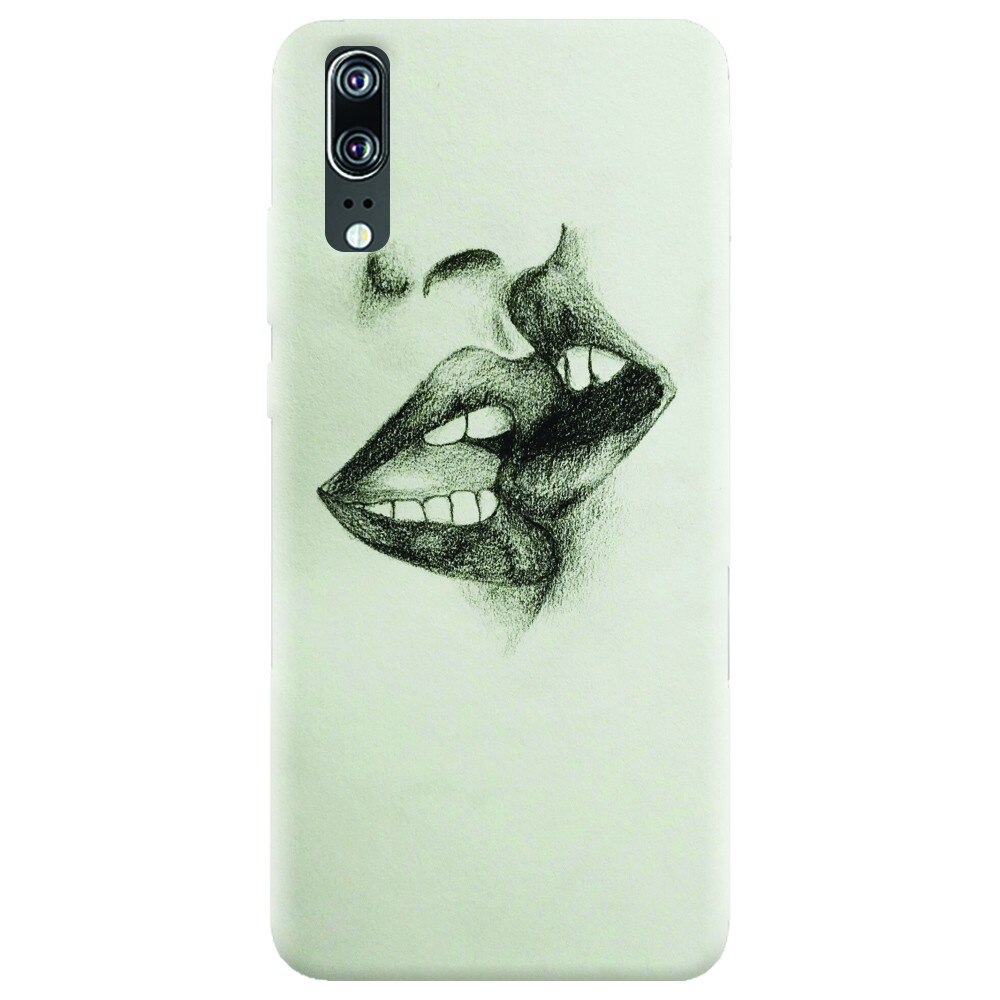 Husa silicon pentru Huawei P20, Kiss