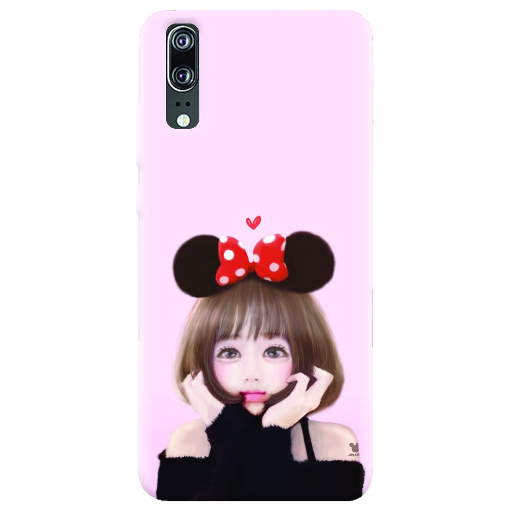 Husa silicon pentru Huawei P20, Girly 002