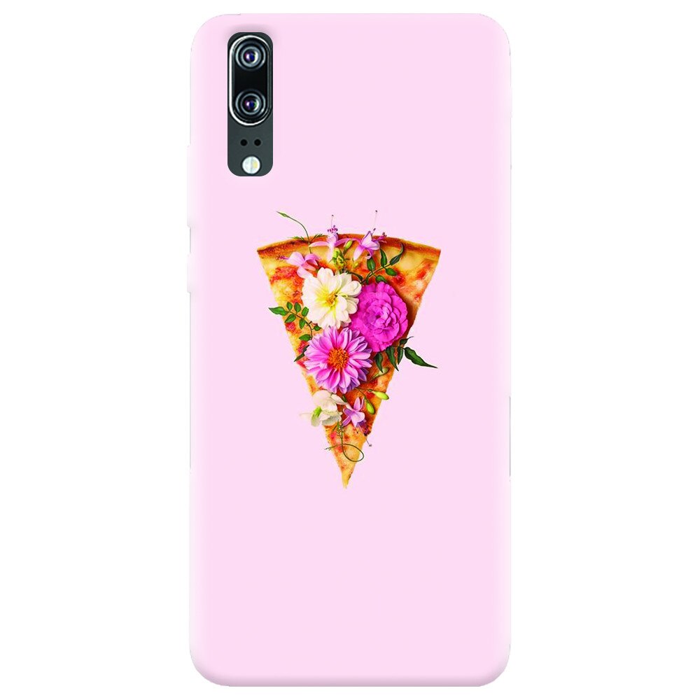 Husa silicon pentru Huawei P20, Flower Pizza