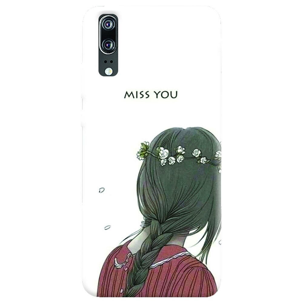 Husa silicon pentru Huawei P20, Miss You