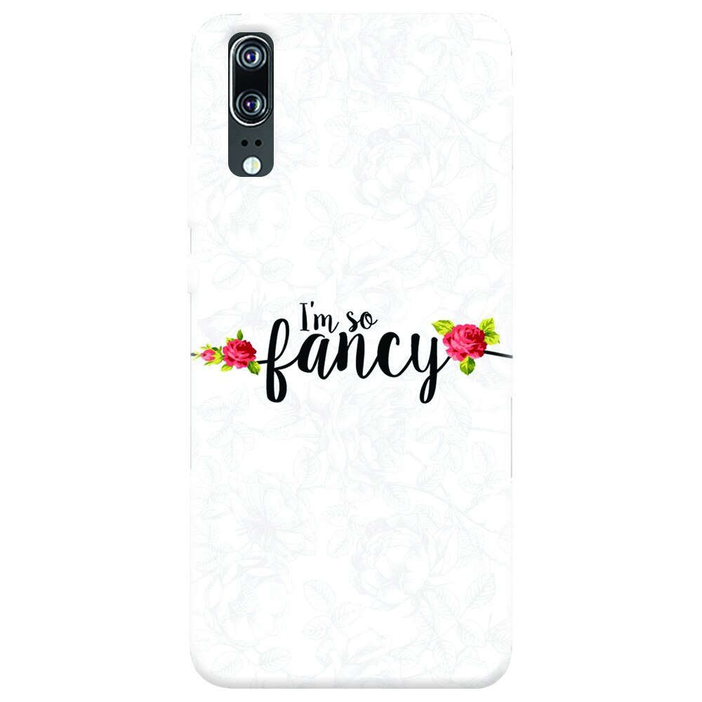 Husa silicon pentru Huawei P20, Im So Fancy Floral