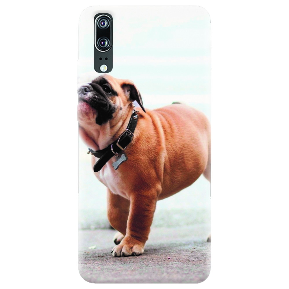 Husa silicon pentru Huawei P20, Little Dog Puppy Animal