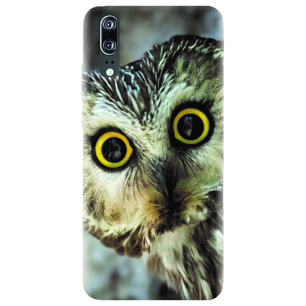 Husa silicon pentru Huawei P20, Owl