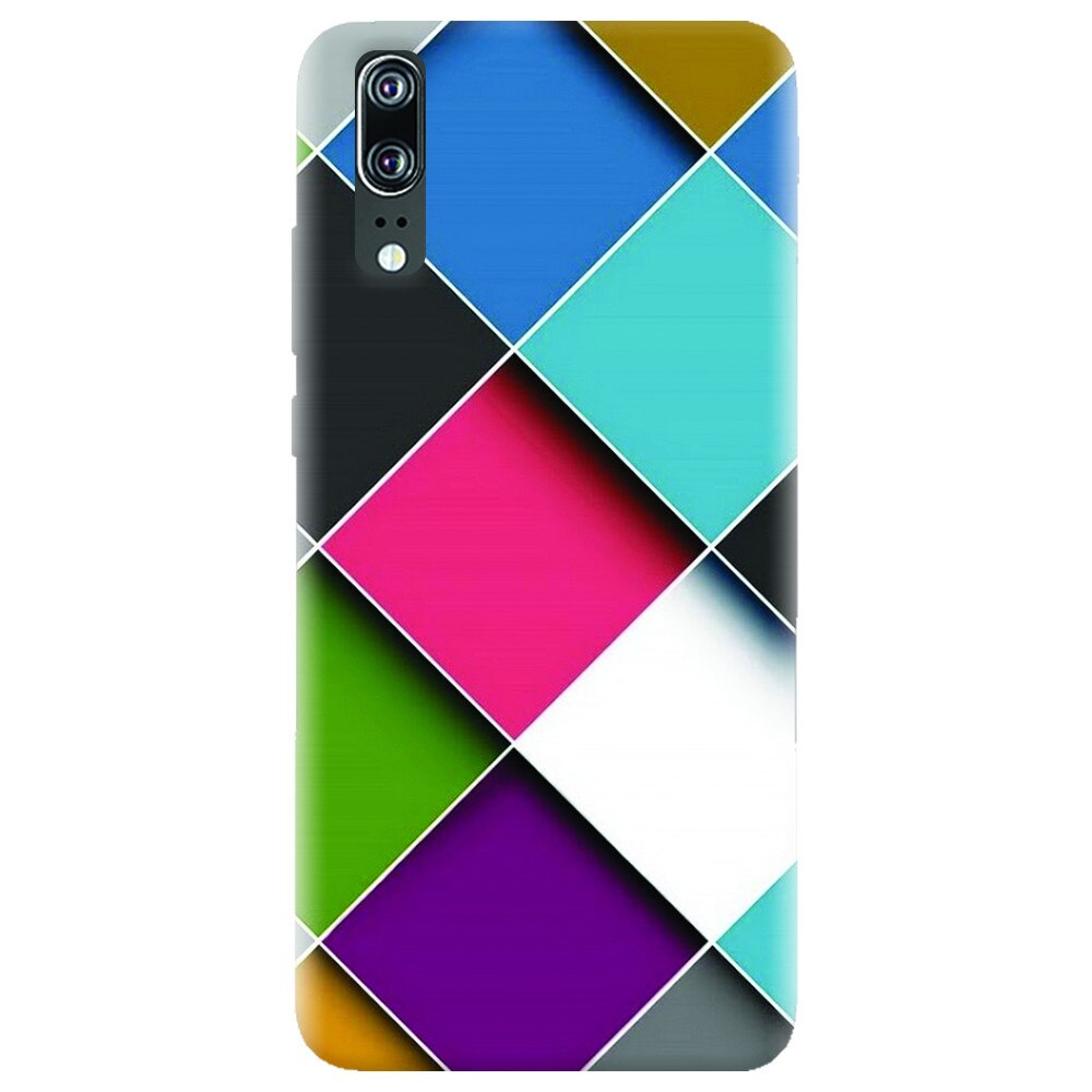 Husa silicon pentru Huawei P20, Square