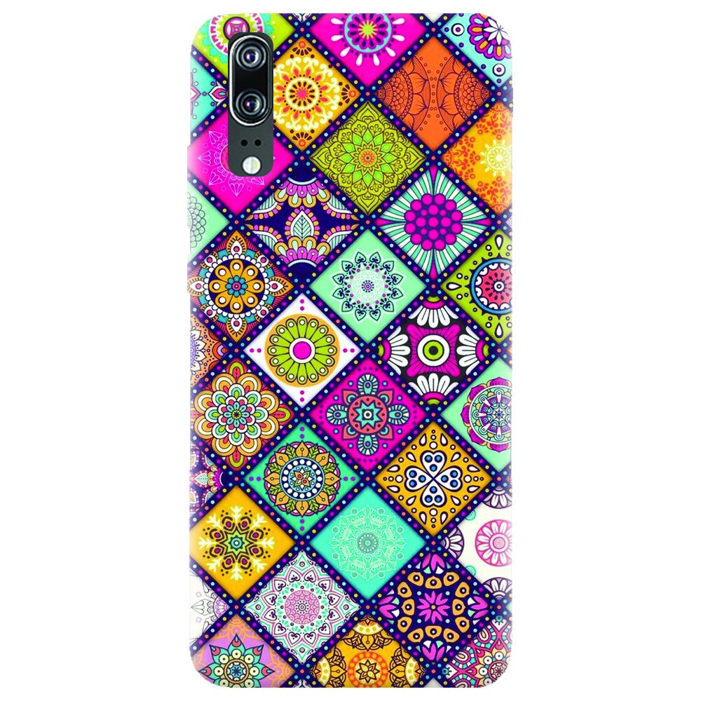 Husa silicon pentru Huawei P20, Mandala Pattern