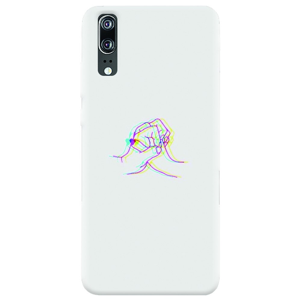 Husa silicon pentru Huawei P20, With Love