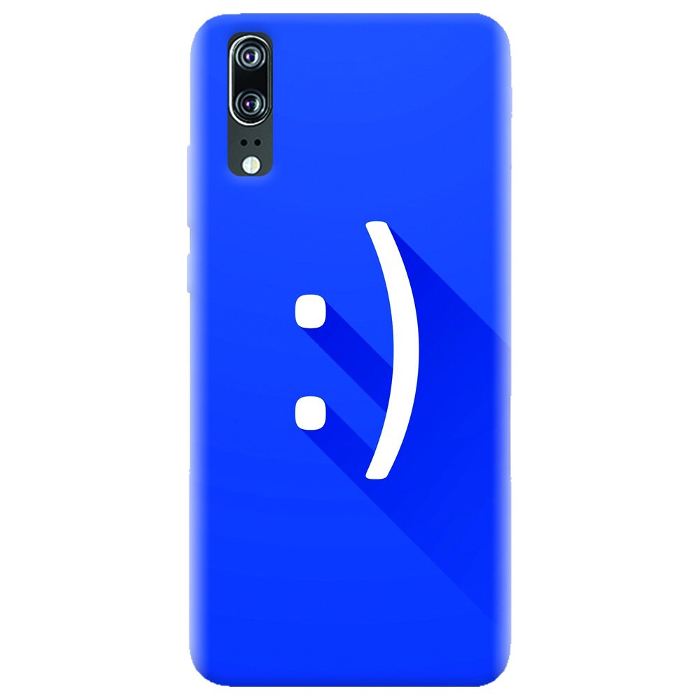 Husa silicon pentru Huawei P20, Smile