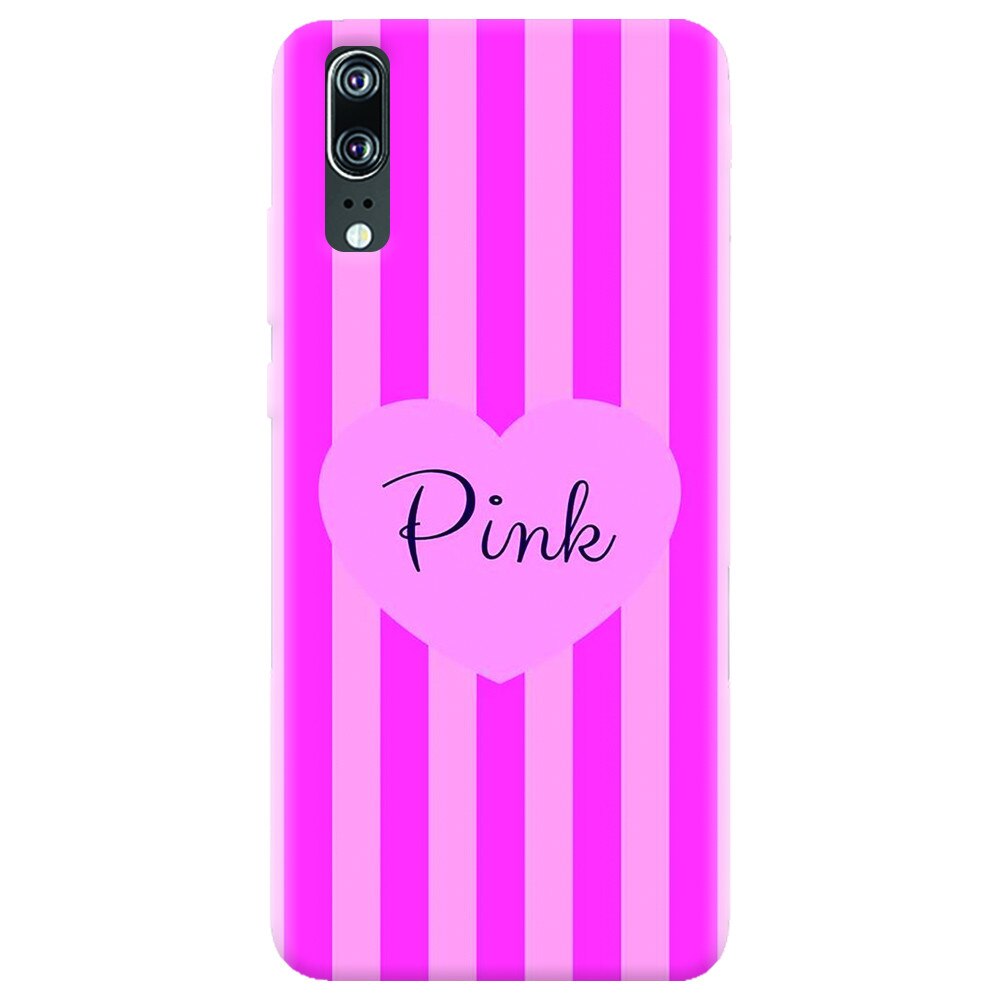 Husa silicon pentru Huawei P20, Pink