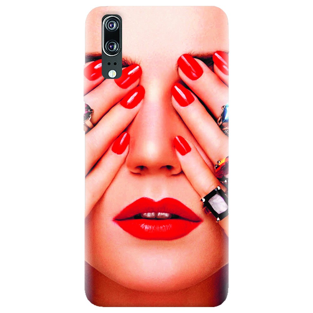 Husa silicon pentru Huawei P20, Rings On All Fingers