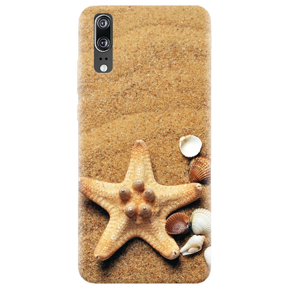 Husa silicon pentru Huawei P20, Sea Shells