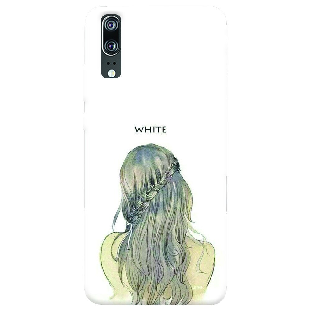 Husa silicon pentru Huawei P20, White