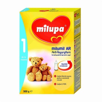 Milumil 1 AR Anti-Regurgitare Milupa de la nastere 300g Milumil 1 AR Anti-Regurgitare Milupa de la nastere 300g