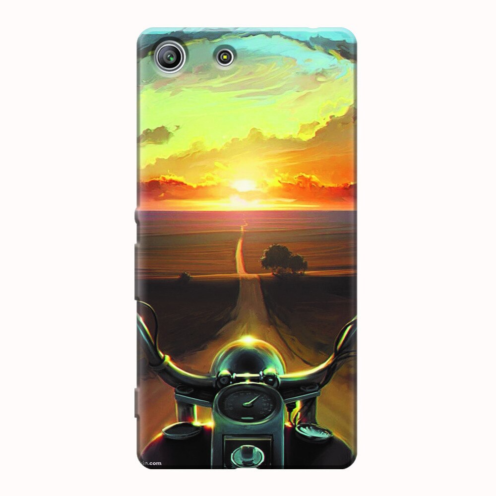 Husa silicon pentru Sony Xperia M5, Country Road