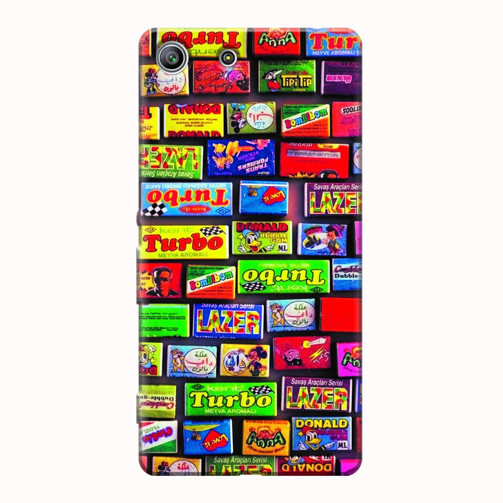 Husa silicon pentru Sony Xperia M5, Chewing Gum Turbo