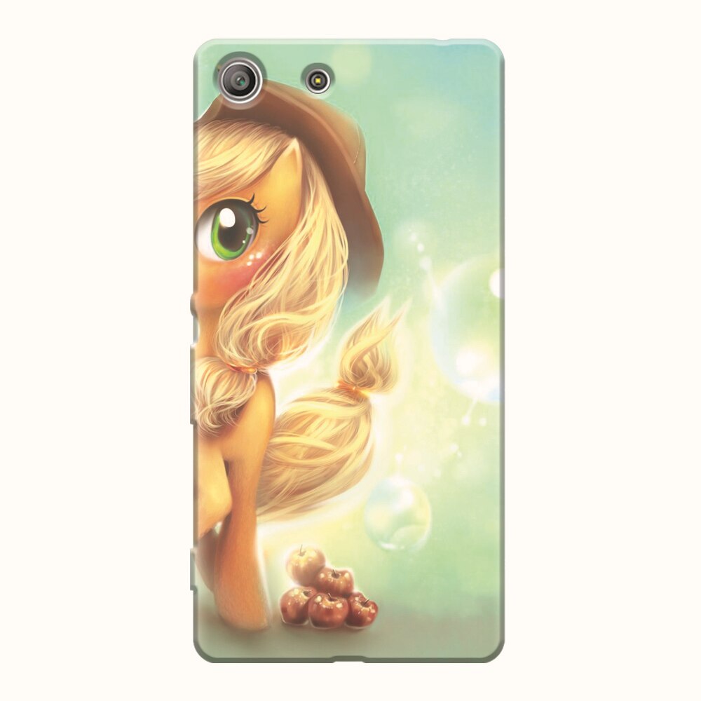 Husa silicon pentru Sony Xperia M5, Applejack Pony Cute K