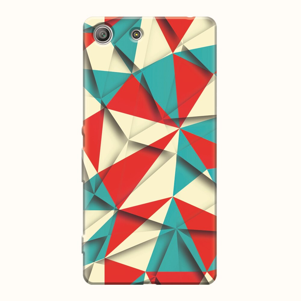 Husa silicon pentru Sony Xperia M5, Abstract Vector