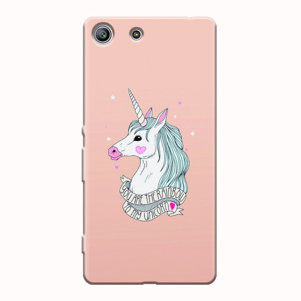 Husa silicon pentru Sony Xperia M5, Cute Rose Gold