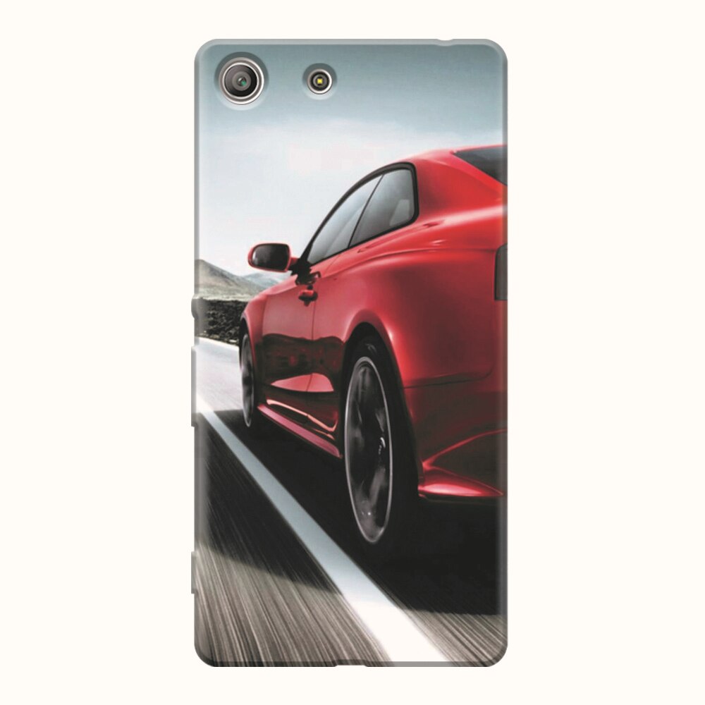 Husa silicon pentru Sony Xperia M5, Car On Road