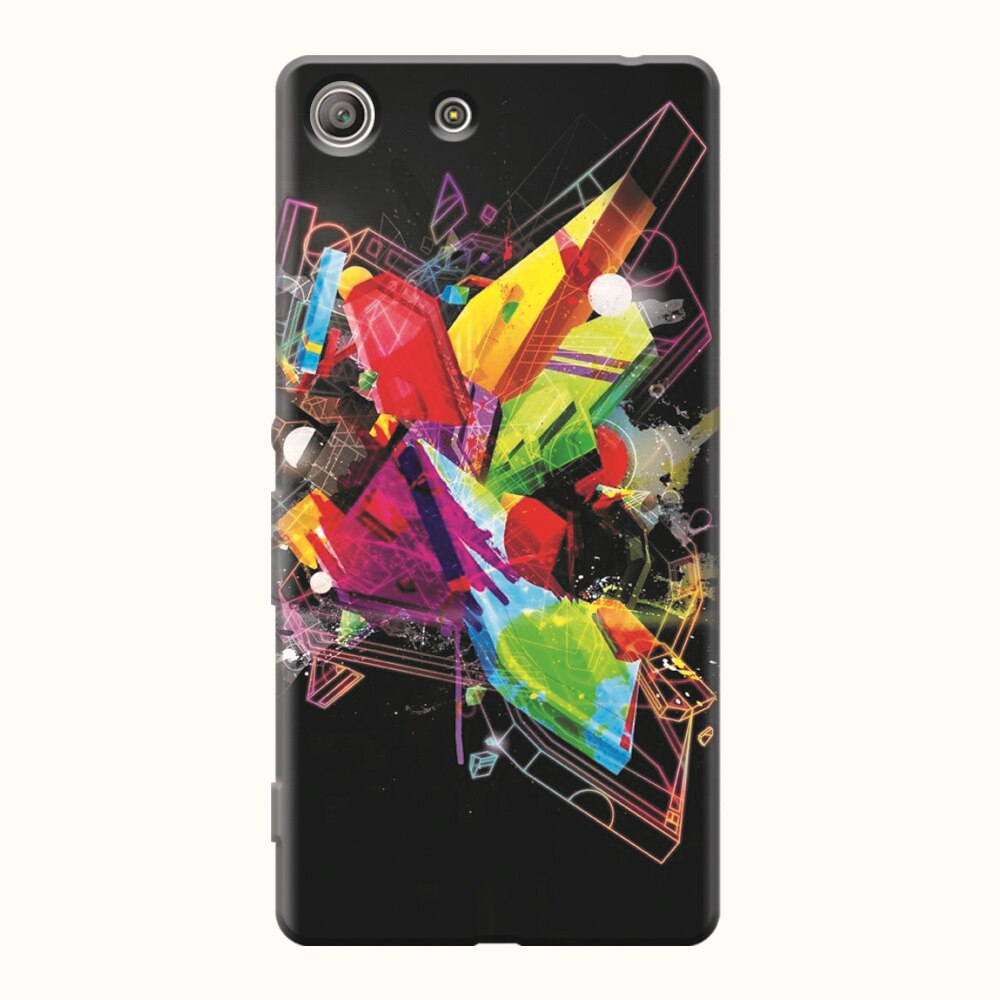 Husa silicon pentru Sony Xperia M5, Abstract Shape