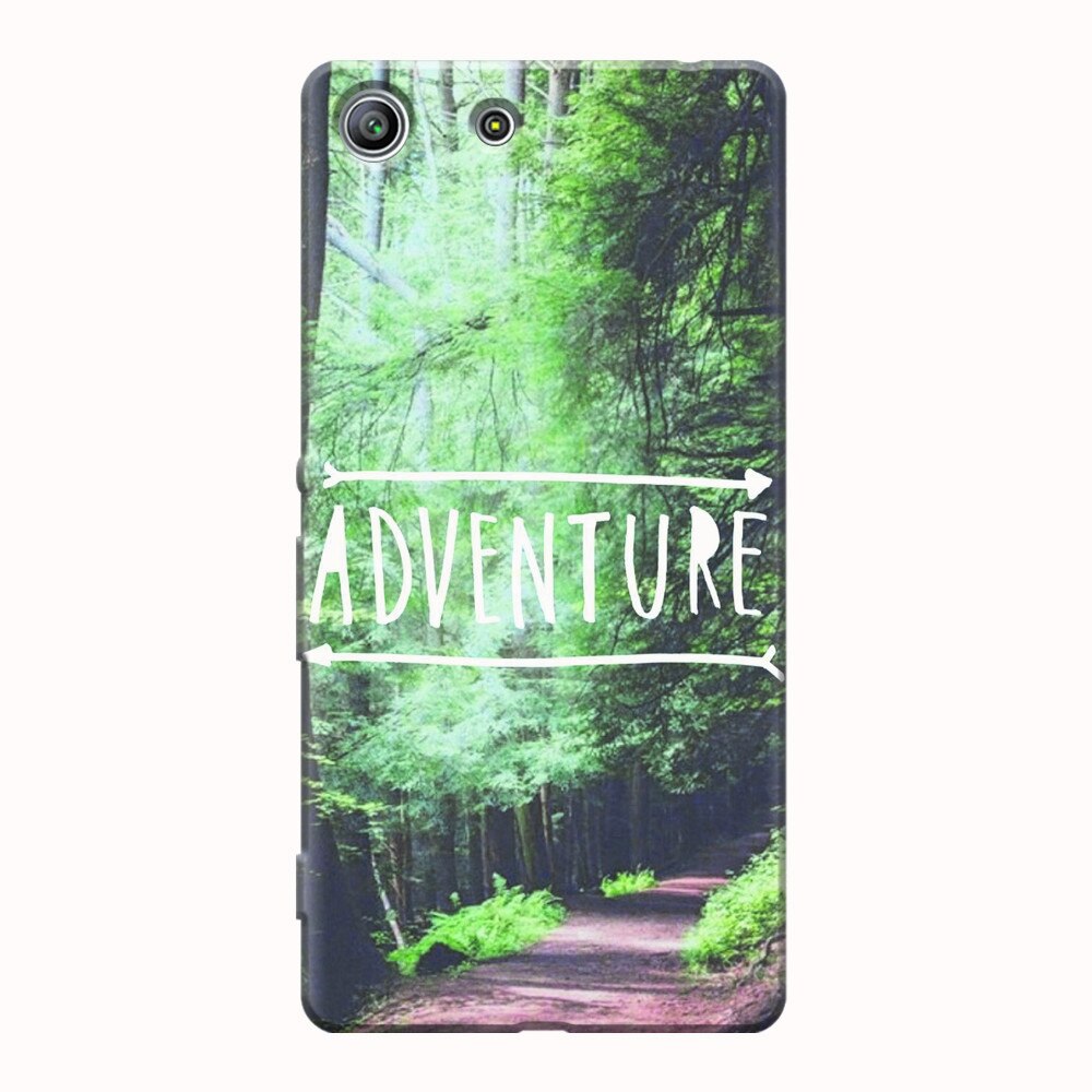 Husa silicon pentru Sony Xperia M5, Adventure Forest Path