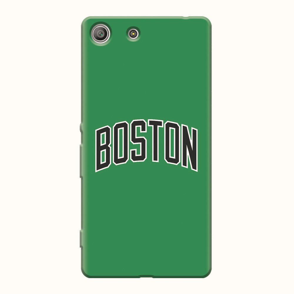 Husa silicon pentru Sony Xperia M5, NBA Boston Celtics