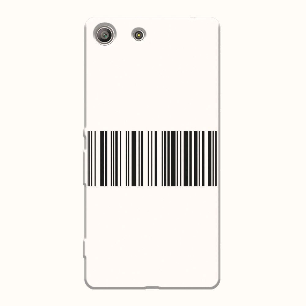 Husa silicon pentru Sony Xperia M5, Bar Code