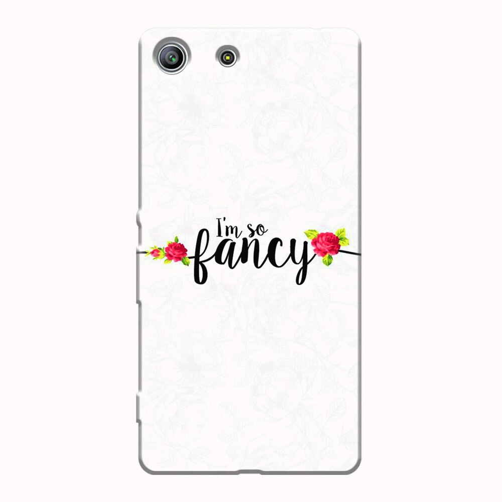 Husa silicon pentru Sony Xperia M5, Im So Fancy Floral