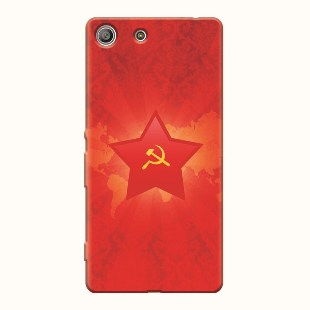 Husa silicon pentru Sony Xperia M5, Soviet Union
