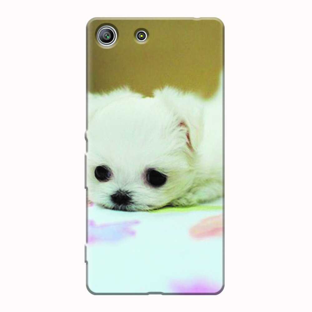 Husa silicon pentru Sony Xperia M5, Puppies 001