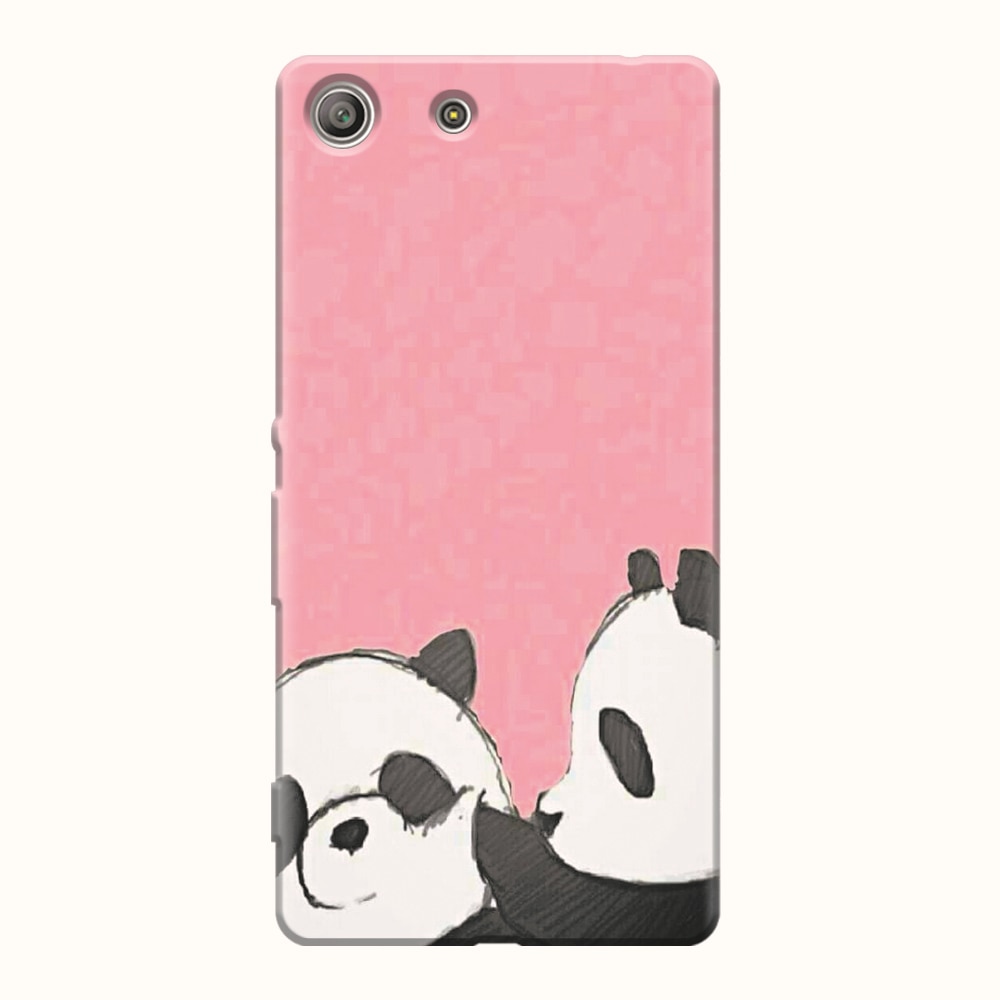 Husa silicon pentru Sony Xperia M5, Panda