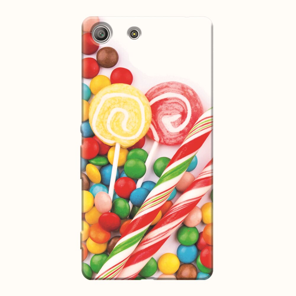 Husa silicon pentru Sony Xperia M5, Sweet Colorful Candy