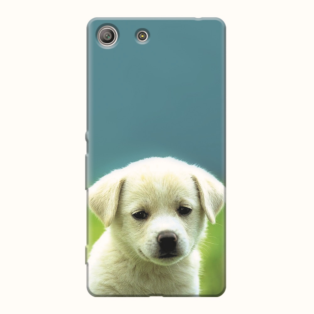 Husa silicon pentru Sony Xperia M5, Puppy Style