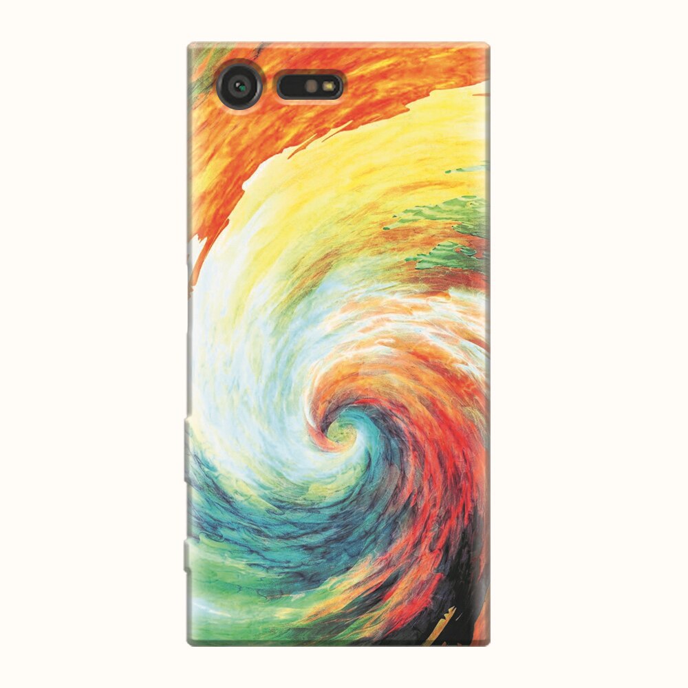 Husa silicon pentru Sony Xperia X Compact, Big Wave Painting