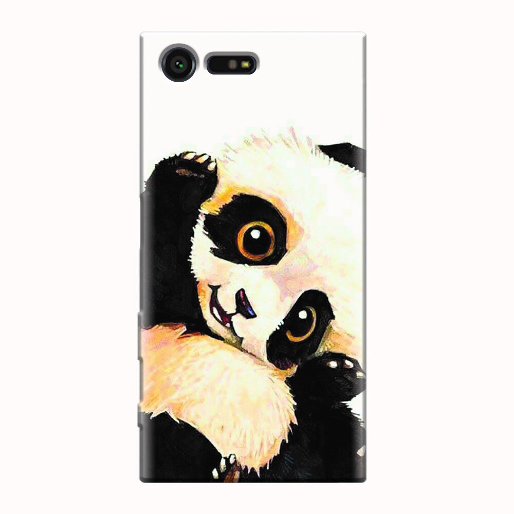Husa silicon pentru Sony Xperia X Compact, Baby Panda 002