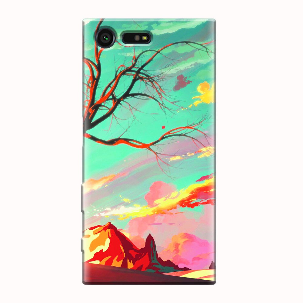 Husa silicon pentru Sony Xperia X Compact, Artistic Landscape