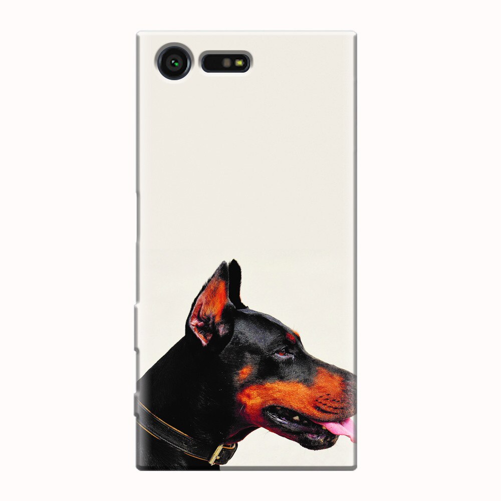 Husa silicon pentru Sony Xperia X Compact, Doberman