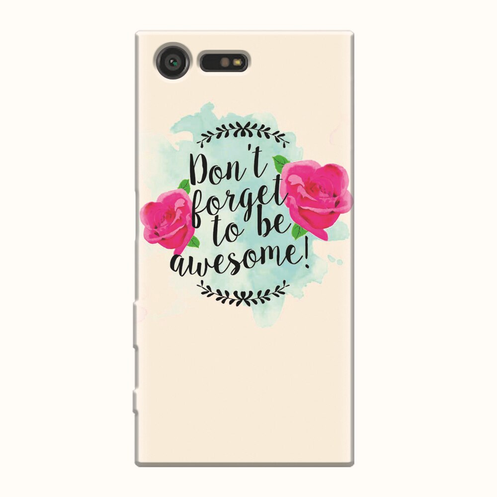 Husa silicon pentru Sony Xperia X Compact, Dont Forget