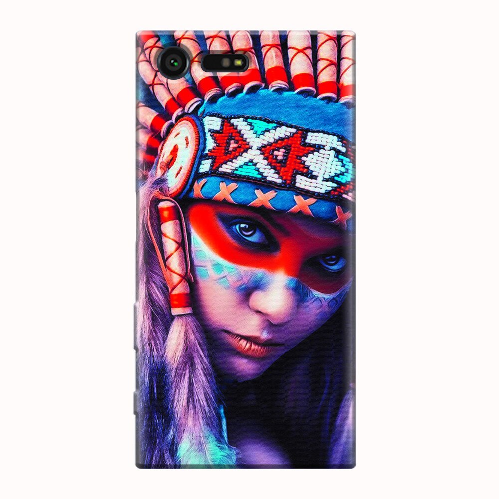 Husa silicon pentru Sony Xperia X Compact, Attractive Girl Model