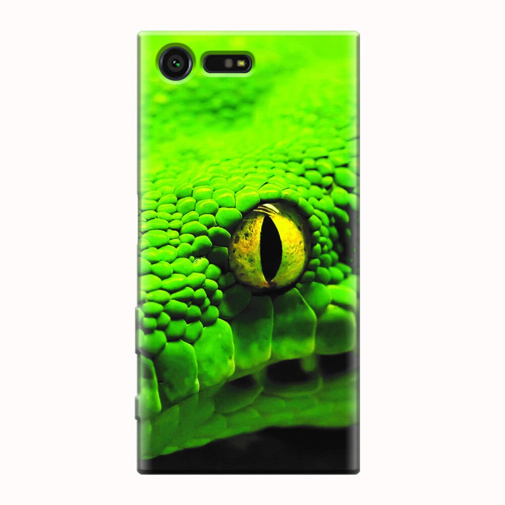 Husa silicon pentru Sony Xperia X Compact, Animal Eye