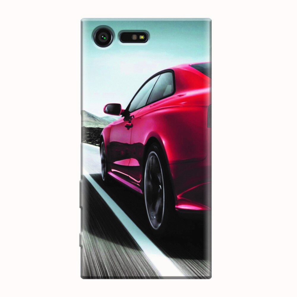 Husa silicon pentru Sony Xperia X Compact, Car On Road