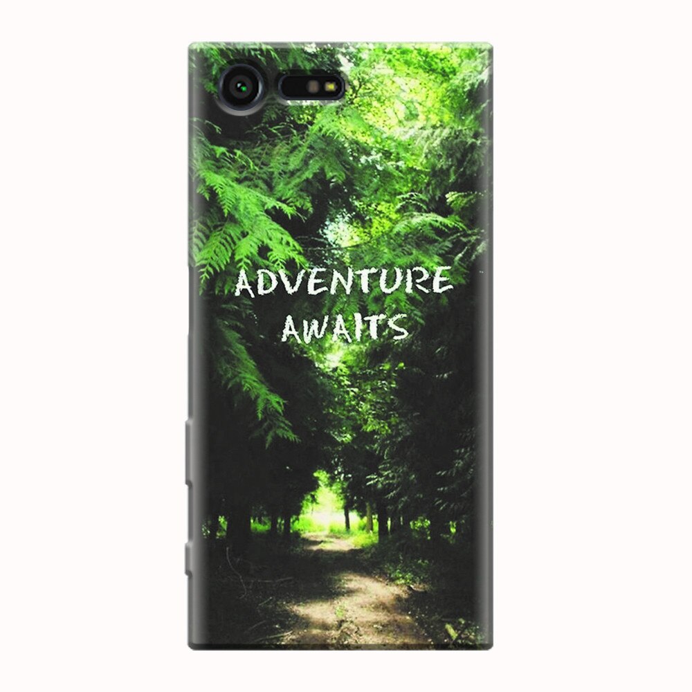Husa silicon pentru Sony Xperia X Compact, Adventure Awaits Forest