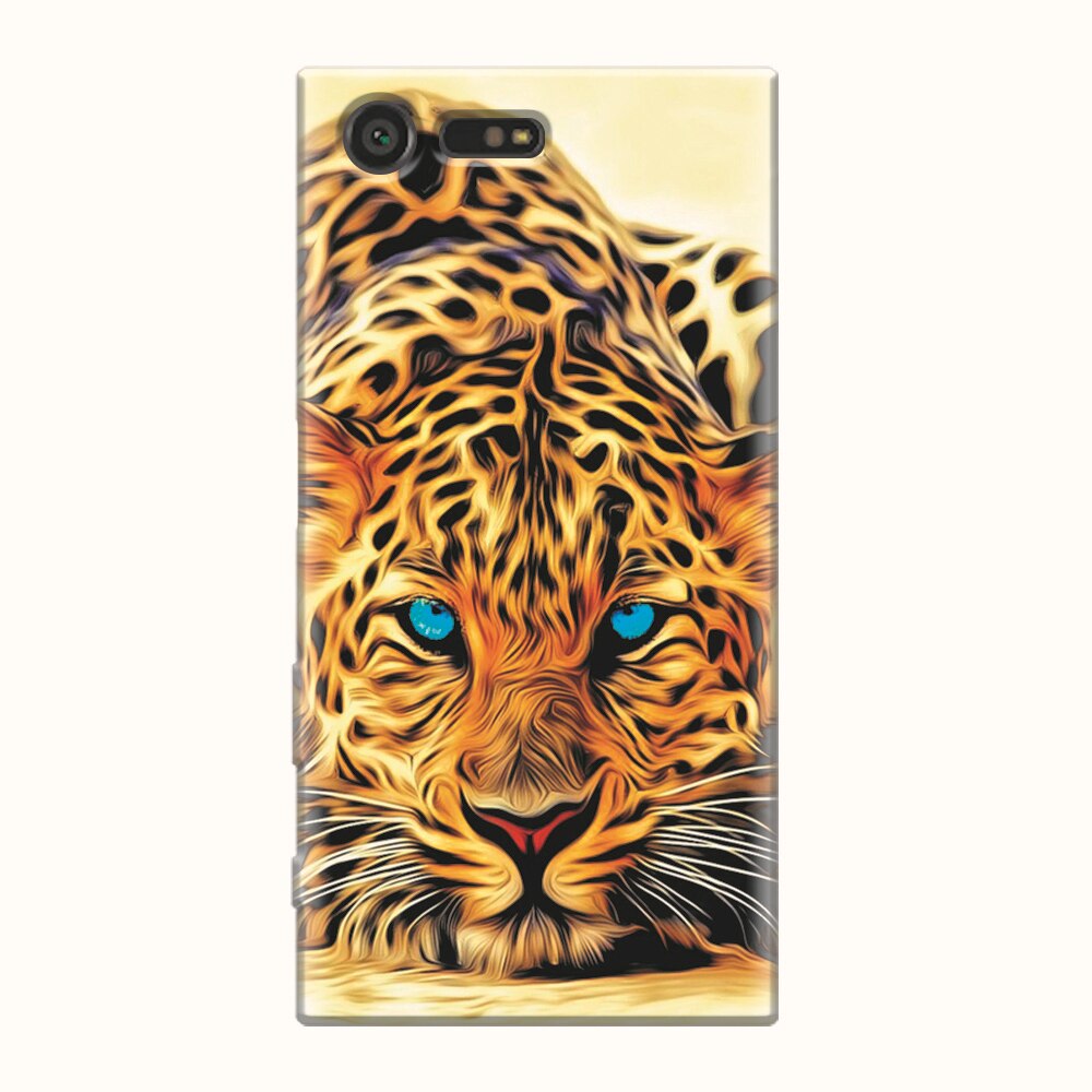 Husa silicon pentru Sony Xperia X Compact, Animal Tiger