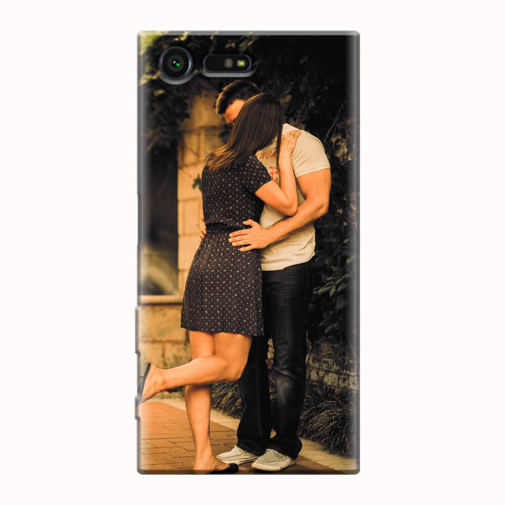 Husa silicon pentru Sony Xperia X Compact, Couple Kiss