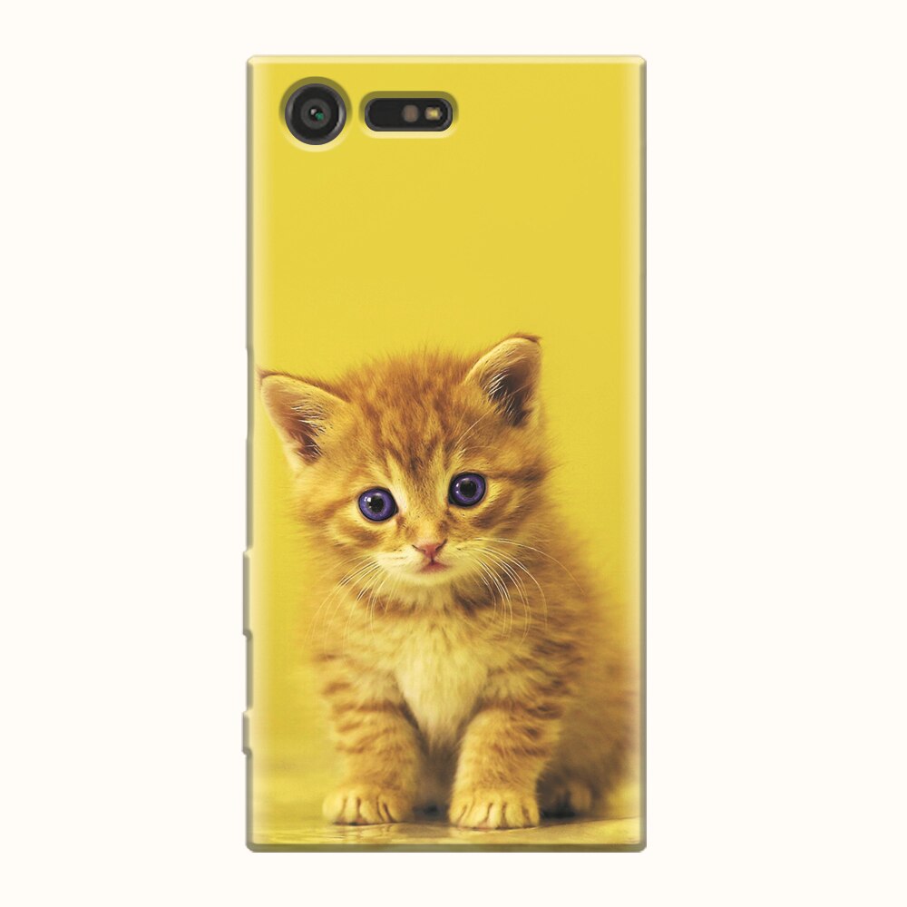 Husa silicon pentru Sony Xperia X Compact, Baby Kitten