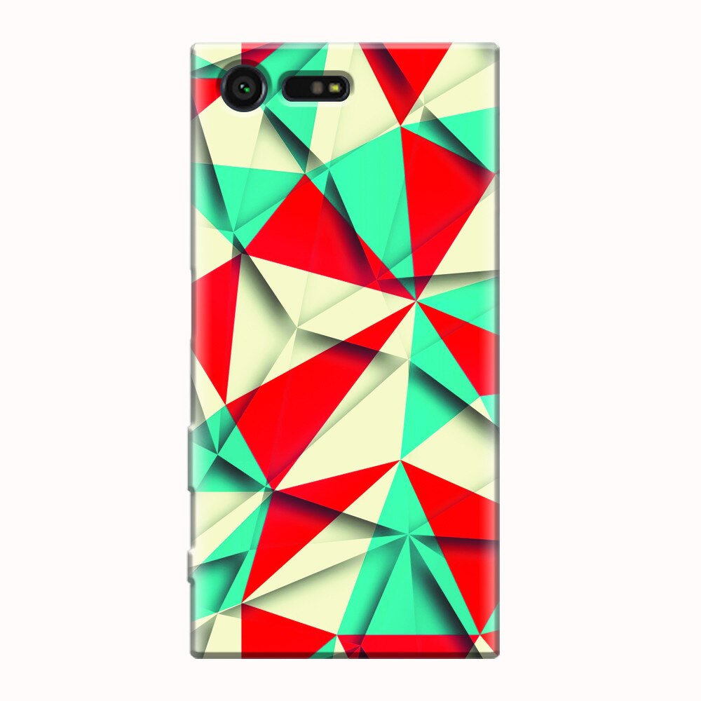 Husa silicon pentru Sony Xperia X Compact, Abstract Vector